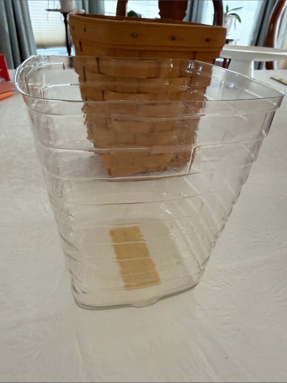 Longaberger Small Spoon basket with liner - Picture 4 of 6